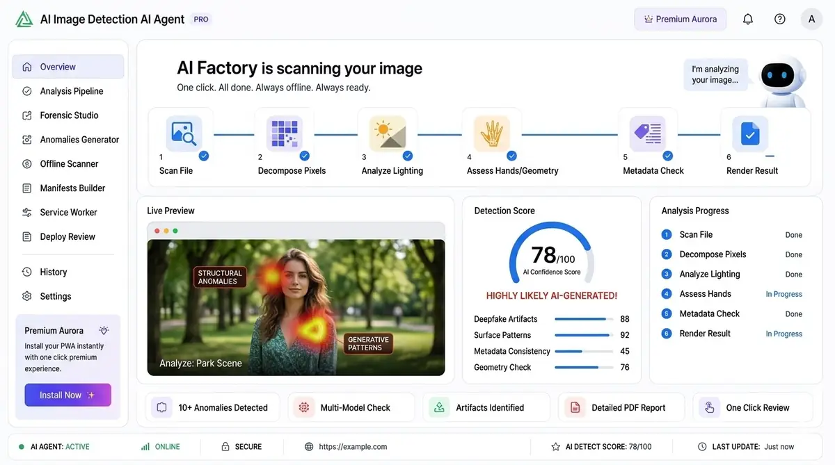 AI money agent — example of the AI tool dashboard software